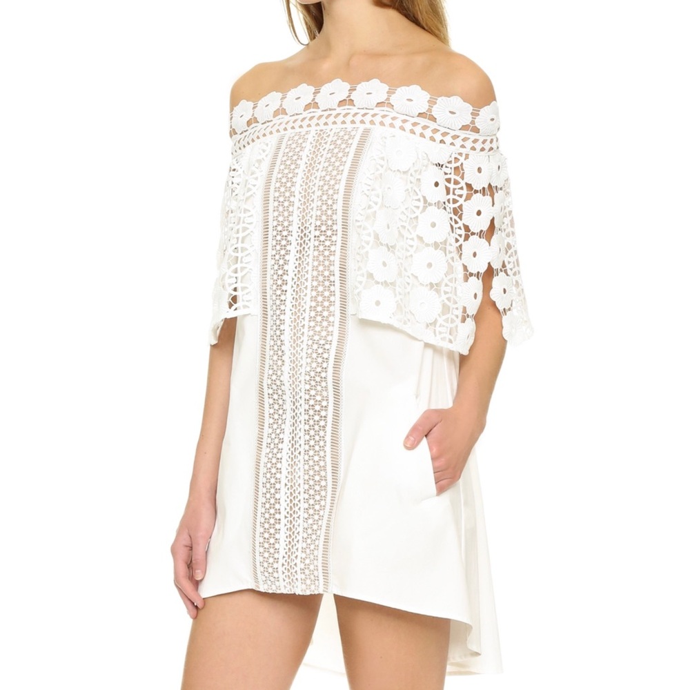 Self-Portrait “Serena” Off-The-Shoulder Dress